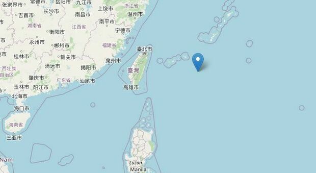Terremoto Giappone di 6.6: l'epicentro della forte scossa non lontano dalle isole Ryukyu