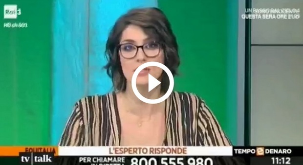 «Vaffa...» in diretta su Rai3, la telefonata imbarazza la conduttrice Elisa Isoardi