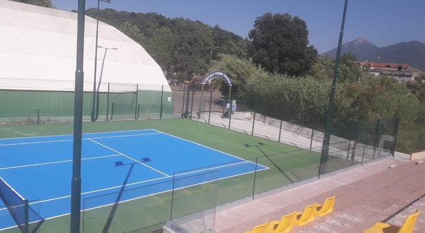 I campi da tennis a Telese