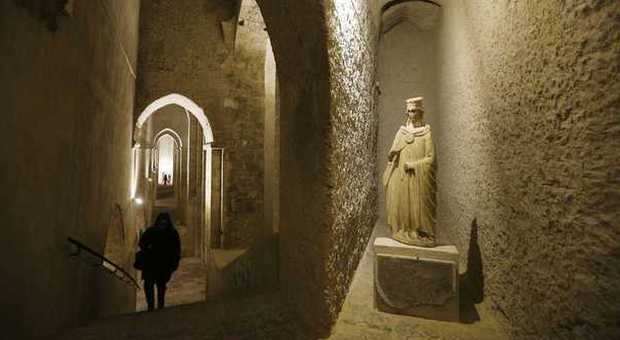 Napoli, riecco i suggestivi sotterranei gotici di San Martino | Foto