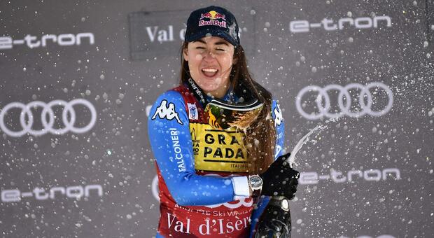 Sofia Goggia trionfa anche in Val d'Isère: «Questa vittoria è per Alberto Tomba»
