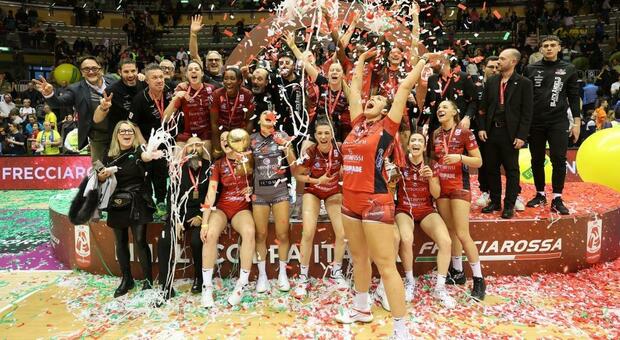 La Bartoccini Fortinfissi Perugia vince la Coppa Italia di Serie A2, un trofeo di volley femminile torna in città 16 anni dopo l'ultimo sigillo della Sirio