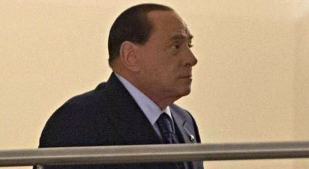 Silvio Berlusconi entra al Nazareno