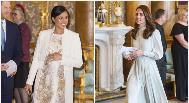 Meghan e Kate "scontro" al ricevimento per il Principe Carlo: è sfida di look