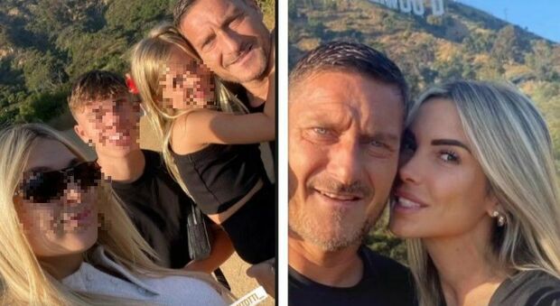 Francesco Totti, il romantico selfie con i figli (e poi con Noemi Bocchi): «Siamo perfetti per davvero»