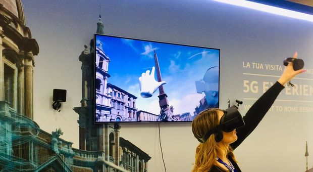 All'aeroporto di Fiumicino si può testare la connessione 5G e la Virtual Reality