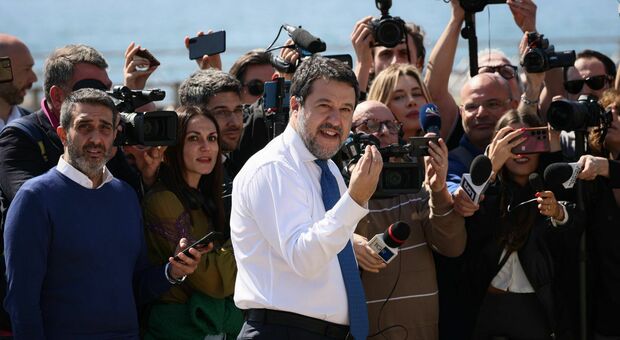 Matteo Salvini a Pietrarsa