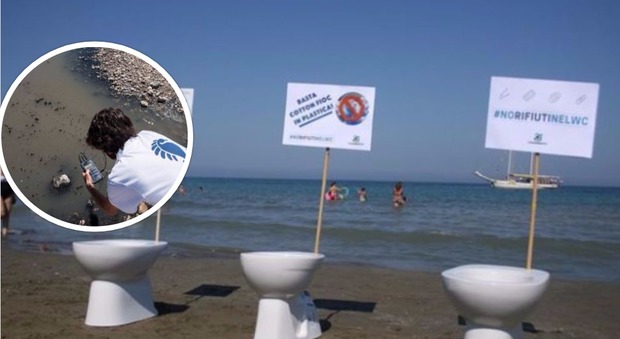 Spiagge italiane piene di rifiuti: trovati 7000 cotton fioc