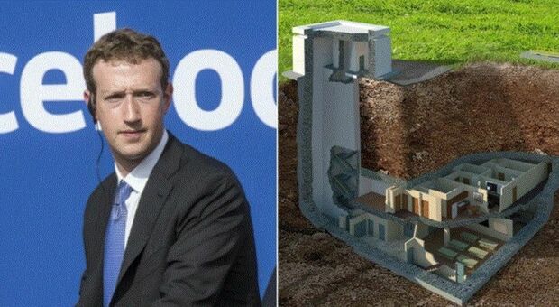 Zuckerberg e il bunker sotterraneo da 250 milioni: 30 stanze e bagni, piscina e «casa sull'albero». Ecco cosa c'è al suo interno
