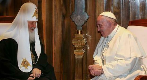 Il patriarca Kirill e Papa Francesco a Cuba cinque anni fa