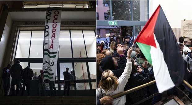 La Sapienza, occupata facoltà di Scienze politiche: gli studenti chiedono il ritiro della mozione pro Israele
