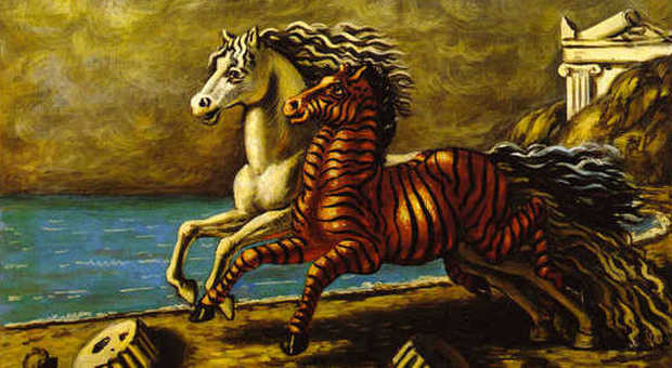 Giorgio De Chirico, Cavallo e Zebra, 1929 - 30