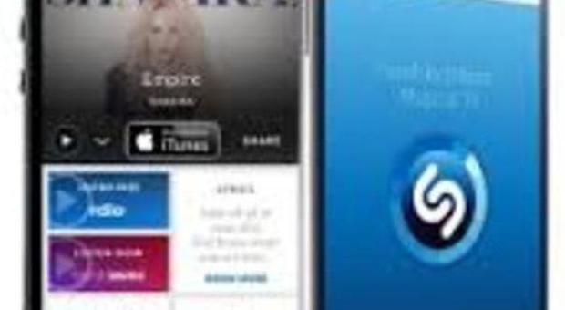 Un'immagine di Shazam, la popolare applicazione per il riconoscimento dei brani musicali