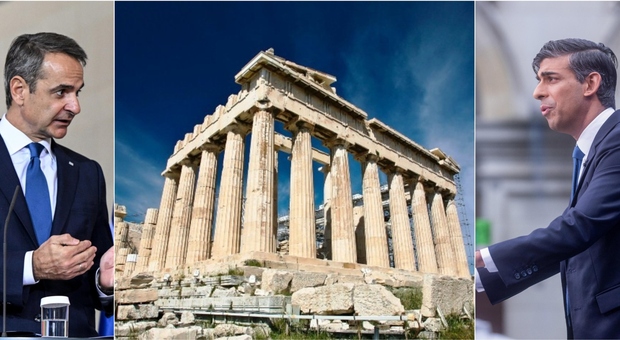 Partenone, la "guerra" dei marmi tra Grecia e Gran Bretagna. «Restituiteceli», e Sunak "caccia" il premier Mitsotakis da Londra