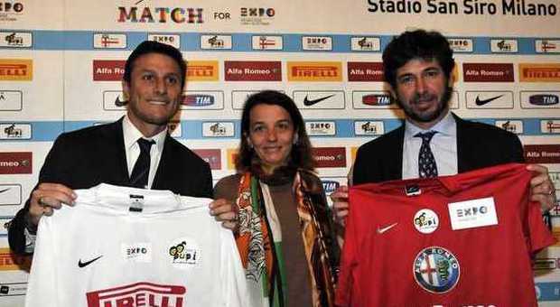 Il 4 maggio stelle del calcio a San Siro per "Zanetti & Friends" per l'Expo 2015