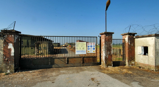 L'ex base Nato di via Zelo a Ceneselli