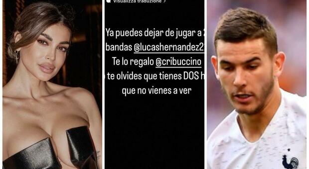 Lucas Hernandez, il fratello di Theo ha tradito la moglie con Cristina Buccino? Lei è furiosa: «Te lo regalo»