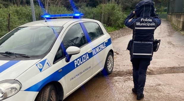 La polizia municipale impegnata in sopralluoghi nell'Agro