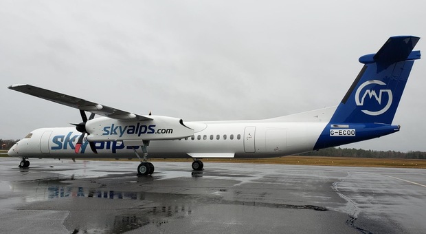 Aeroporto Sanzio, offerta di Sky Alps a Enac per i voli di continuità per Fiumicino e Linate