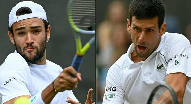 Berrettini-Djokovic, diritto e servizio: l'italiano può farcela. Oggi la finale a Wimbledon