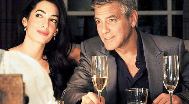 Amal Alamuddin e George Clooney (ilmessaggero.it)