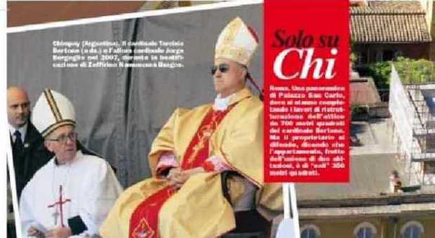 Il superattico del cardinal Bertone, su Chi le foto dell'immobile scandalo