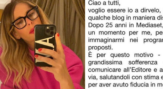 Alessia Marcuzzi lascia Mediaset, l'annuncio dopo 25 anni: cosa è successo. «Grandissima sofferenza»