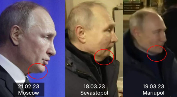 Il mento di Putin, caccia alle differenze. «Nelle terre occupate ha inviato i sosia»