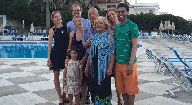 La famiglia Marianello in una recente vacanza al Maga Circe, come da 50 anni a questa parte