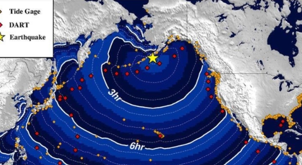 Terremoto in Alaska, scossa di magnitudo 7.4: diramato l'allarme tsunami