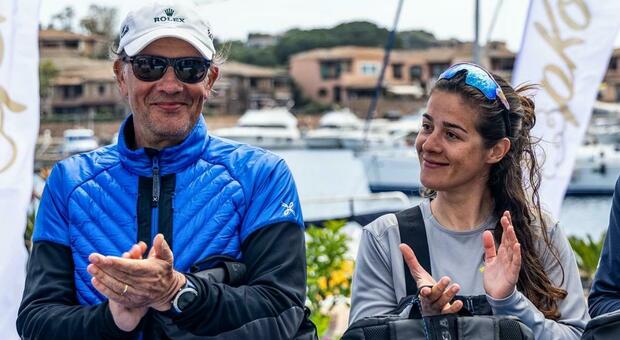 Alberto Rossi e la figlia Claudia, talento della vela