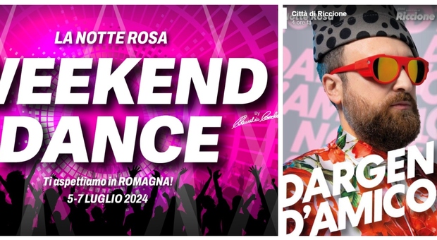 Notte Rosa 2024, Dargen D'Amico superstar a Riccione: concerto gratuito in piazzale Roma il 6 luglio
