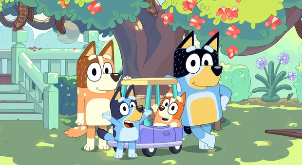 La famiglia di Bluey, su Disney+