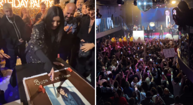 Laura Pausini, la mega festa di compleanno per i 50 anni: gli ospiti vip, il concerto privato per i fan e i look