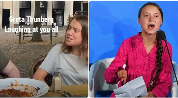 Greta Thumberg, a tavola le rubano il sale e lei scherza con le parole del famoso discorso al vertice Onu 2019: «Come hai osato?»