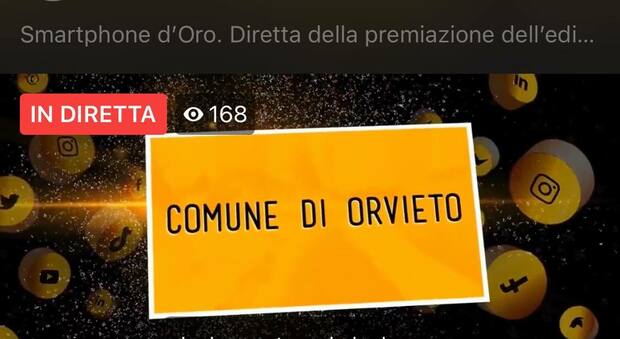 Al comune di Orvieto il premio «Yes I code» dedicato alla comunicazione istituzionale digitale. Premio Smartphone d'oro