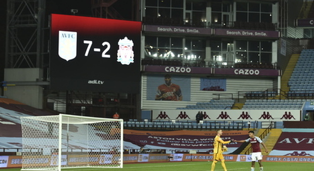 Liverpool sconfitta choc: perde 7-2 contro l'Aston Villa