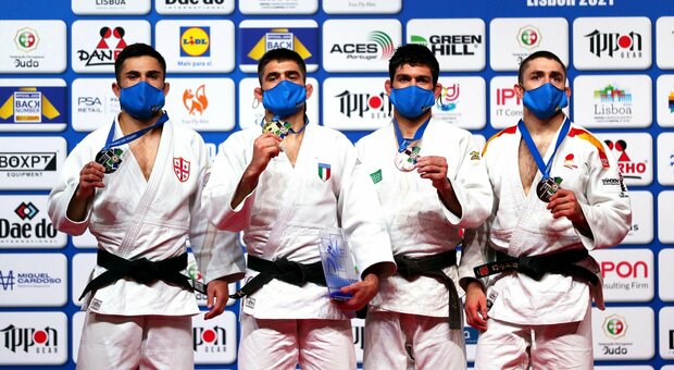 Judo, super Lombardo conquista l'oro agli Europei di Lisbona. Medaglia d'argento per Giuffrida