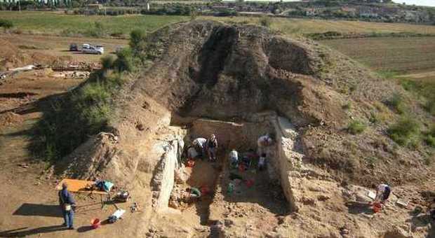 A Tarquinia aperta tomba rimasta chiusa per 2600 anni