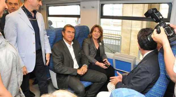 Viventi, con il commissario Casagrande, in treno