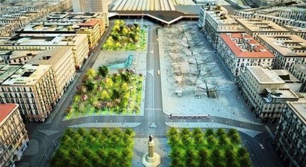 Universiadi a Napoli, una nuova piazza Garibaldi con parco urbano e agorà