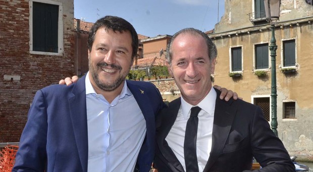 Luca Zaia e Matteo Salvini