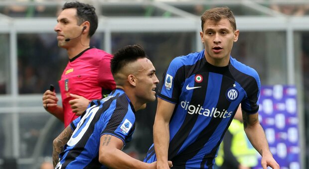 Risalita Inter, Lautaro più Barella: 2-0 alla Salernitana. Inzaghi: «Lukaku? Prossimamente»