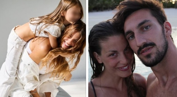 Francesca Fioretti e la figlia di Davide Astori, la prima foto di Vittoria su Instagram: «Legate, per sempre»