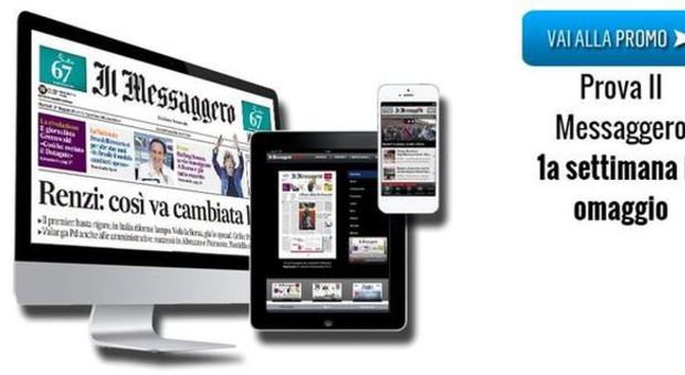 Il Messaggero è il giornale più stabile in edicola e fa il boom nella versione digital: +189,8%