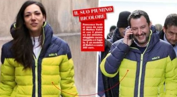 Salvini e Francesca Verdini, notte d'amore. E lei esce da casa di Matteo con i suoi vestiti addosso