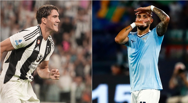 Juventus-Lazio oggi, orario e dove vederla in tv e streaming. Vlahovic sfida Castellanos, le probabili formazioni