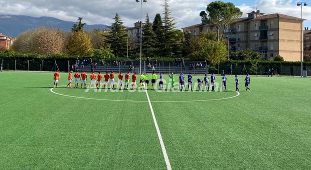 Bf Sport e Nomentum prima del match (Foto Giannini)