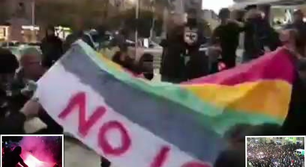 Georgia, scontri alla prima del film “And Then We Dancer” candidato all'Oscar: gli anti gay incendiano le bandiere arcobaleno