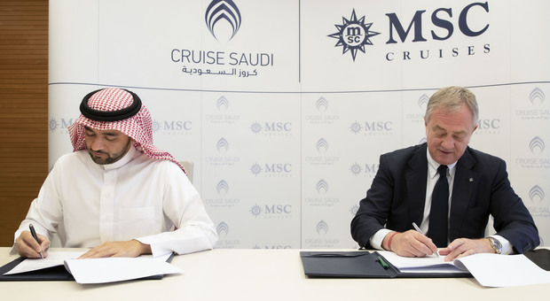 Msc Crociere fa rotta verso l'Arabia Saudita: accordo con la Cruise Saudi